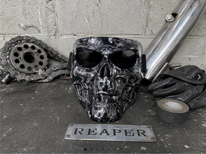 Skull Mask With Goggles