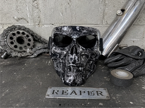 Skull Mask With Goggles