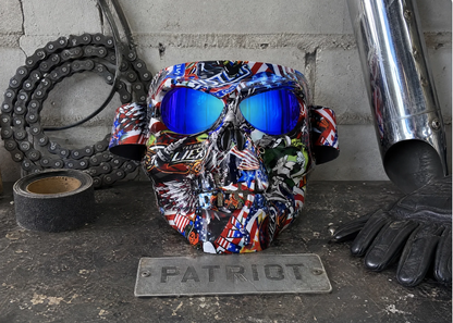 Skull Mask With Goggles