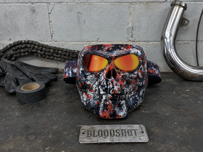 Skull Mask With Goggles