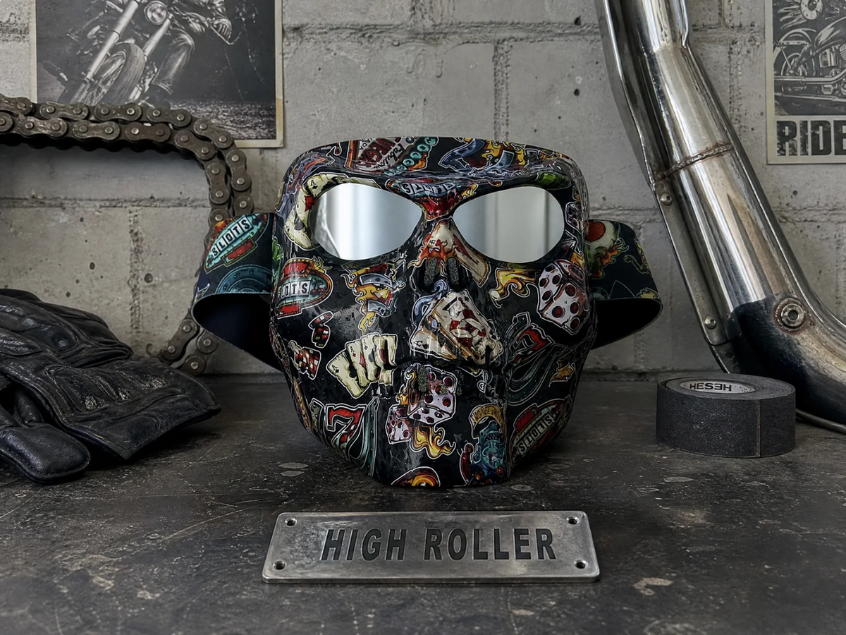 Skull Mask With Goggles